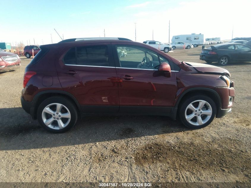 2016 Chevrolet Trax Ltz VIN: 3GNCJRSB2GL176436 Lot: 30047587