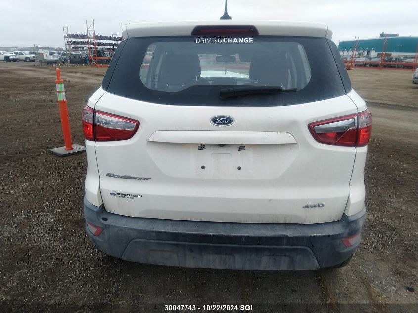 2022 Ford Ecosport S VIN: MAJ6S3FL9NC469039 Lot: 30047743