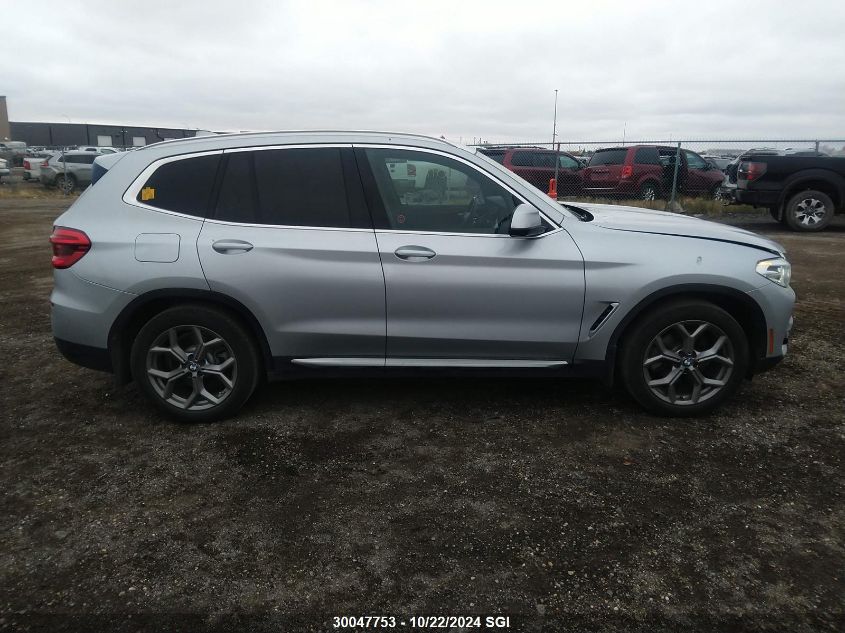 2020 BMW X3 xDrive30I VIN: 5UXTY5C09LLT32924 Lot: 30047753