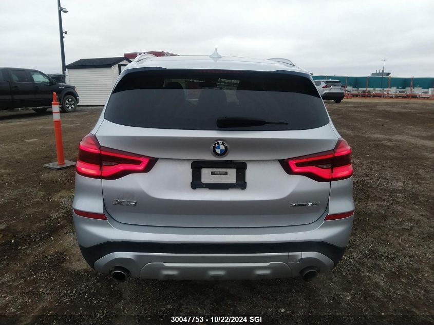 2020 BMW X3 xDrive30I VIN: 5UXTY5C09LLT32924 Lot: 30047753