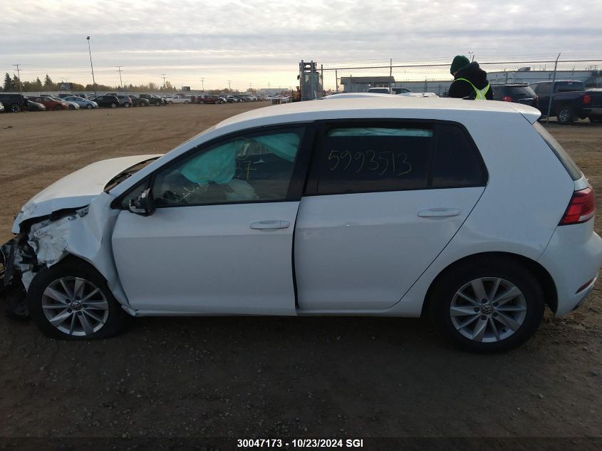 2018 Volkswagen Golf S/Se VIN: 3VWG17AU8JM280137 Lot: 30047173