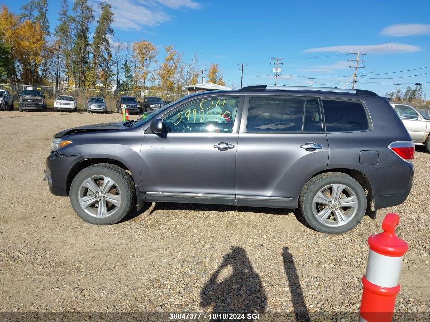 2012 Toyota Highlander Limited VIN: 5TDDK3EH5CS155978 Lot: 30047377