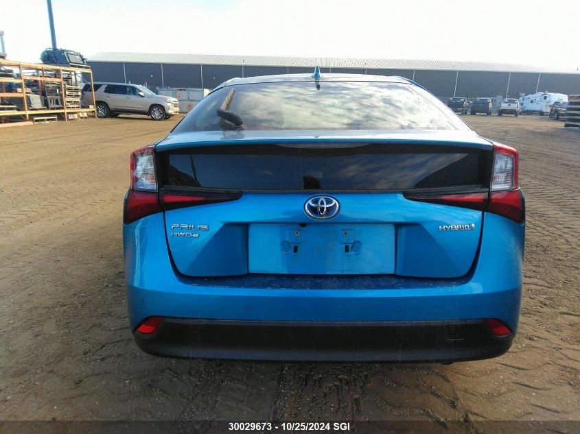 2019 Toyota Prius VIN: JTDL9RFU9K3000582 Lot: 30029673