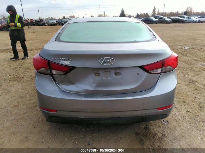 2016 Hyundai Elantra Se/Sport/Limited VIN: 5NPDH4AE9GH660384 Lot: 30048388