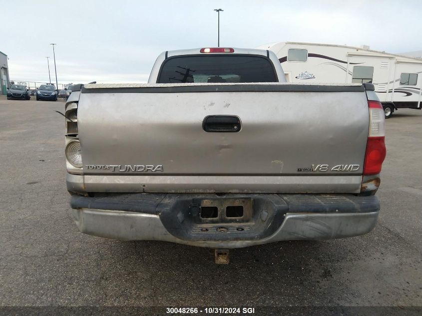 2006 Toyota Tundra Double Cab Sr5 VIN: 5TBDT44156S529980 Lot: 30048266