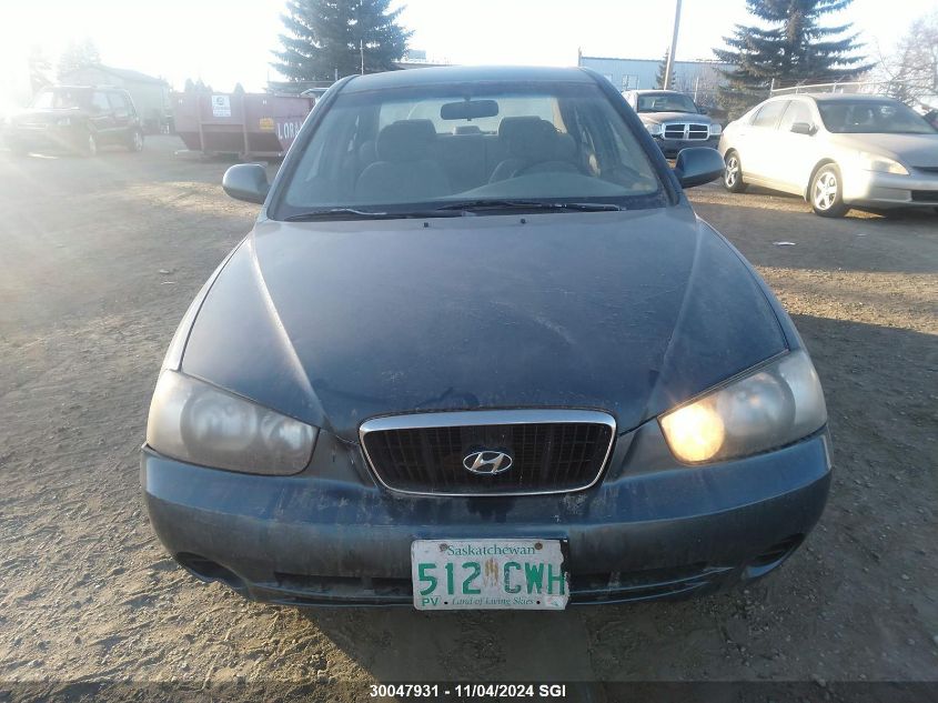 2002 Hyundai Elantra Gls/Gt VIN: KMHDN45D62U423808 Lot: 30047931