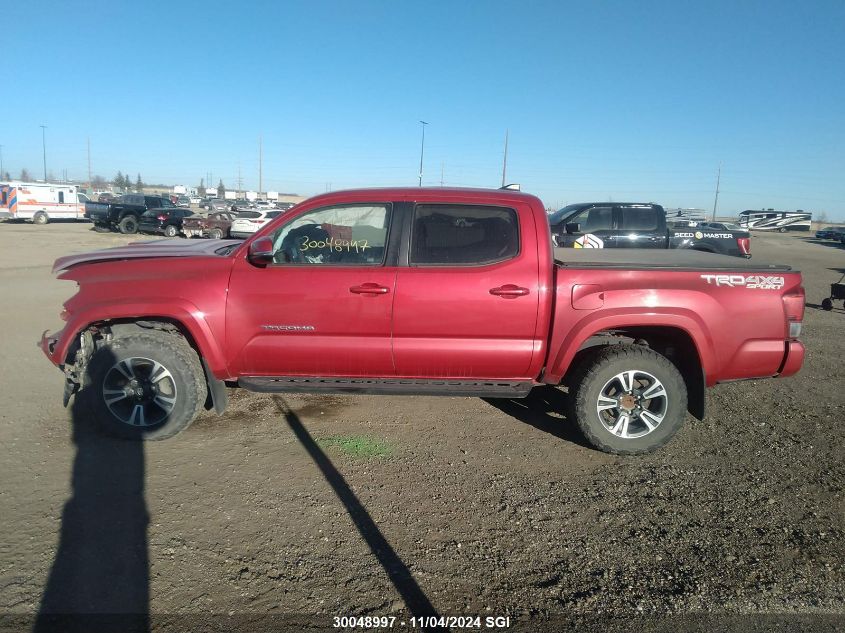 2017 Toyota Tacoma Dbl Cab/Sr/Trdspt/Or/Pro VIN: 5TFCZ5AN6HX101119 Lot: 30048997