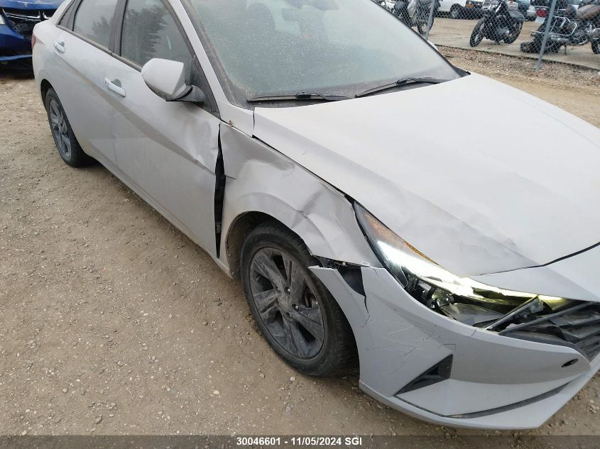 2022 Hyundai Elantra Sel VIN: KMHLM4AG3NU265706 Lot: 30046601