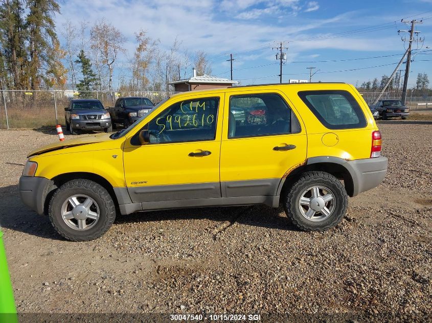 2001 Ford Escape Xls VIN: 1FMCU02181KE73797 Lot: 30047540