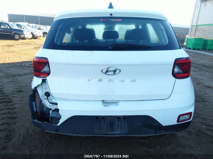 2022 Hyundai Venue Se VIN: KMHRB8A32NU197628 Lot: 30047797