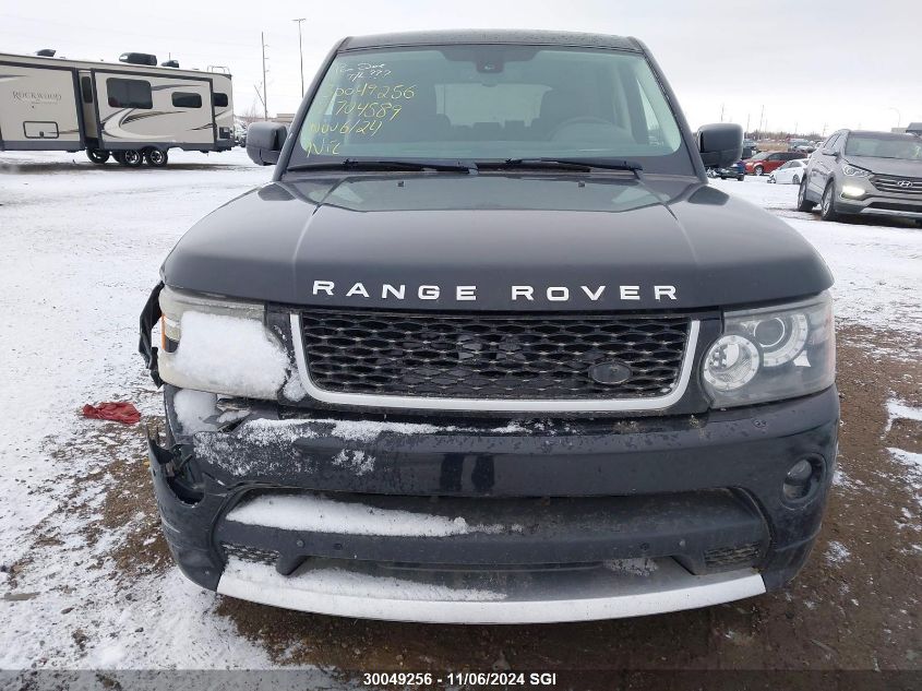 2011 Land Rover Range Rover Sport Sc VIN: SALSH2E4XBA704589 Lot: 30049256