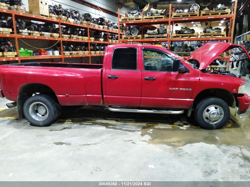 2003 Dodge Ram 3500 St/Slt VIN: 3D7MU48C93G815251 Lot: 30049360