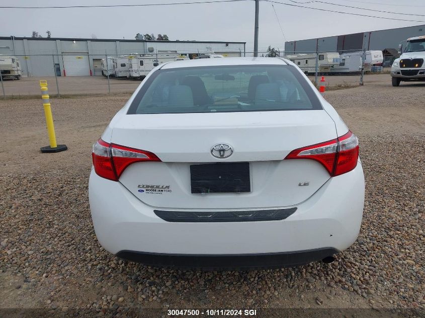 2016 Toyota Corolla L/Le/Le Pls/Prm/S/S Pls VIN: 2T1BURHE9GC587929 Lot: 30047500