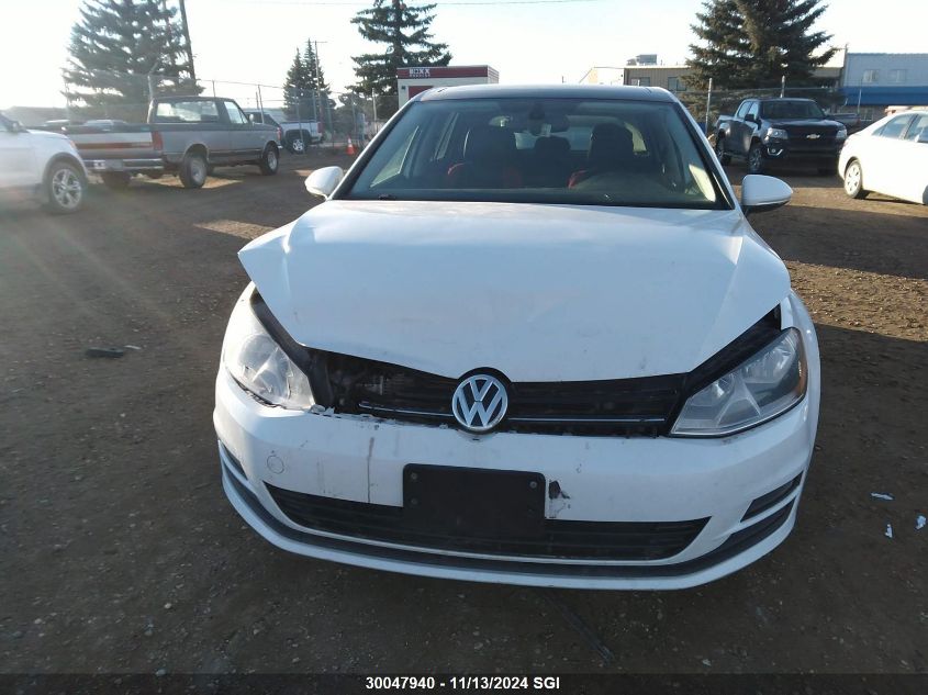 2016 Volkswagen Golf S/Se/Sel VIN: 3VW217AU3GM057118 Lot: 30047940