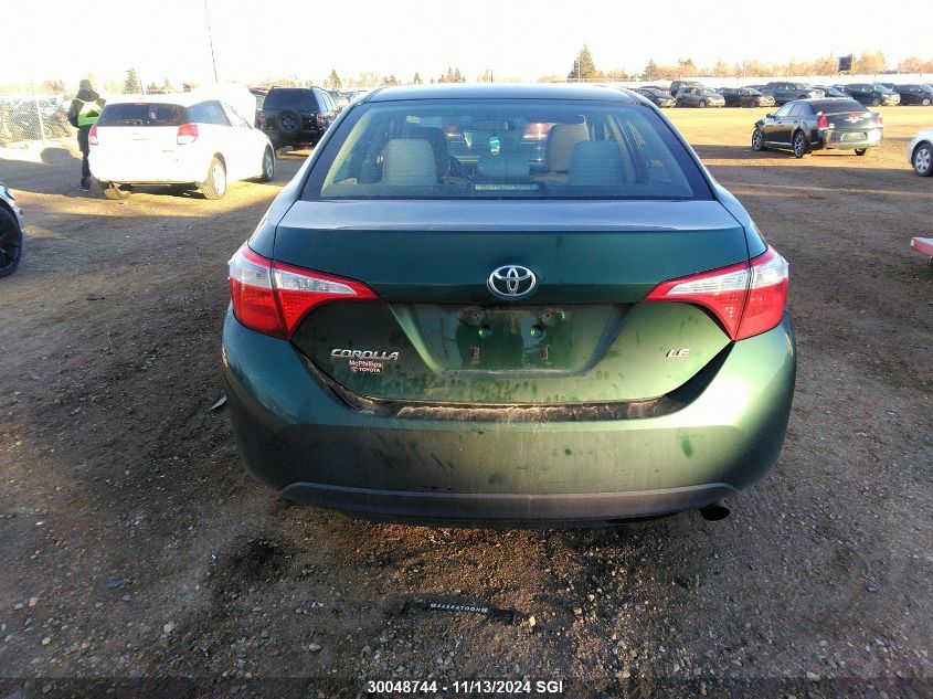 2015 Toyota Corolla L/Le/Le Pls/Prm/S/S Pls VIN: 2T1BURHE9FC465635 Lot: 30048744