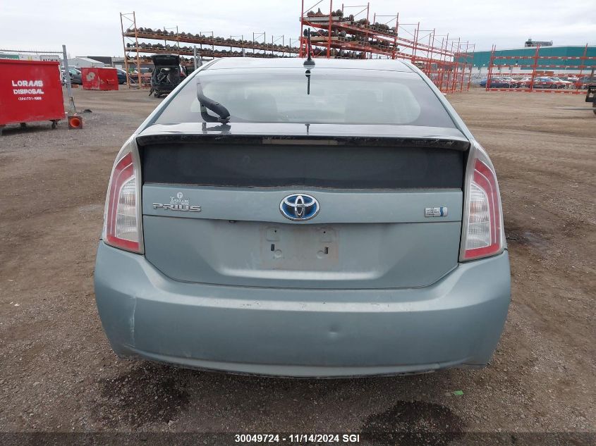 2012 Toyota Prius VIN: JTDKN3DU3C1489095 Lot: 30049724