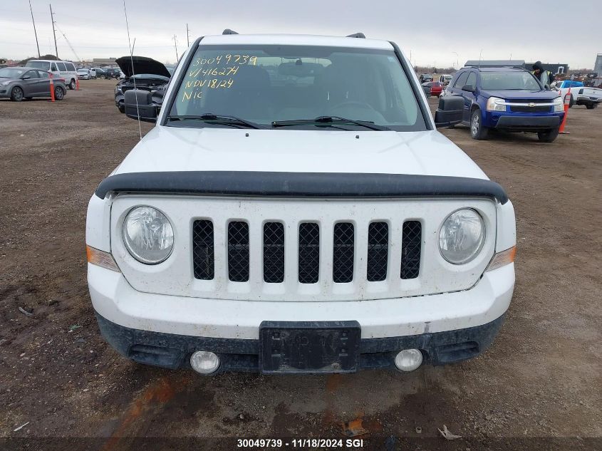 2015 Jeep Patriot VIN: 1C4NJRABXFD416274 Lot: 30049739