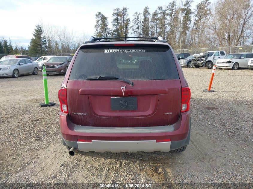 2008 Pontiac Torrent VIN: 2CKDL43F786052933 Lot: 30049416