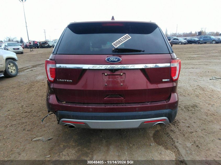 2016 Ford Explorer Limited VIN: 1FM5K8F89GGB20839 Lot: 30048405