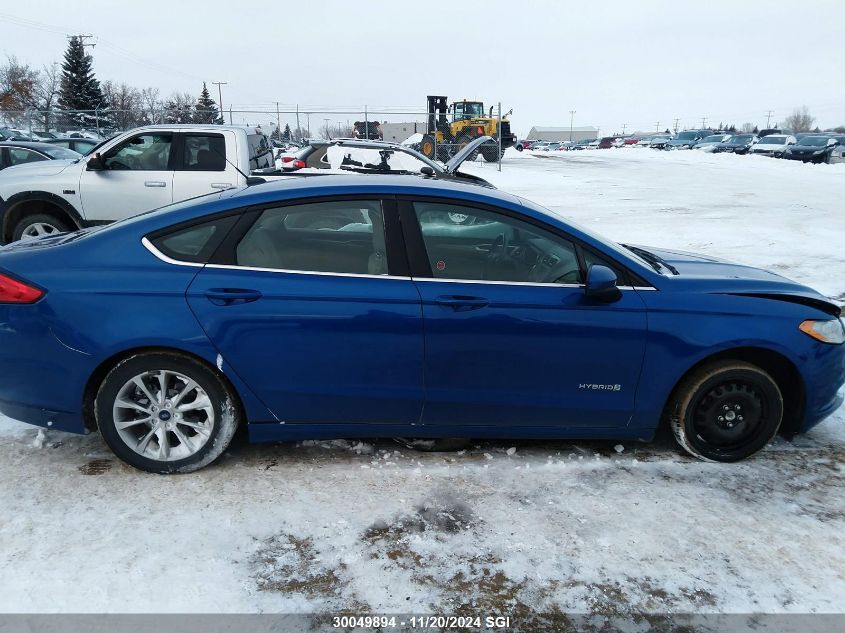 2017 Ford Fusion S Hybrid VIN: 3FA6P0UU2HR152673 Lot: 30049894