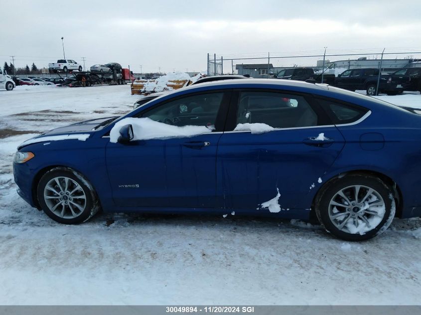 2017 Ford Fusion S Hybrid VIN: 3FA6P0UU2HR152673 Lot: 30049894