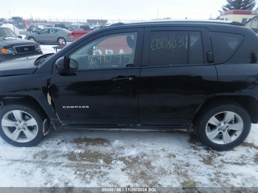 2016 Jeep Compass Sport VIN: 1C4NJDABXGD741043 Lot: 30048746