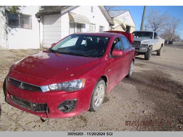 2017 Mitsubishi Lancer Es VIN: JA32U2FU4HU603815 Lot: 30050269