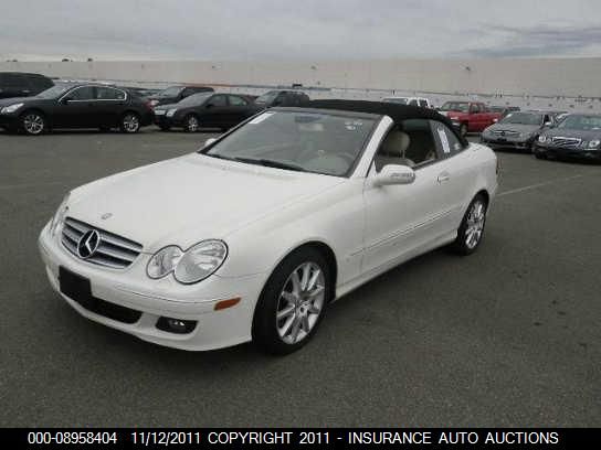 2007 Mercedes-Benz Clk350 350 VIN: WDBTK56F47F215838 Lot: 8958404