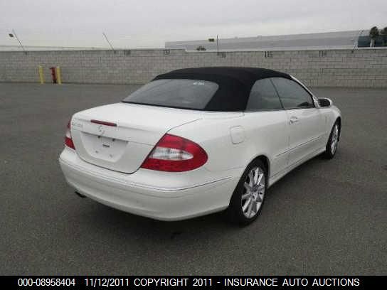 2007 Mercedes-Benz Clk350 350 VIN: WDBTK56F47F215838 Lot: 8958404