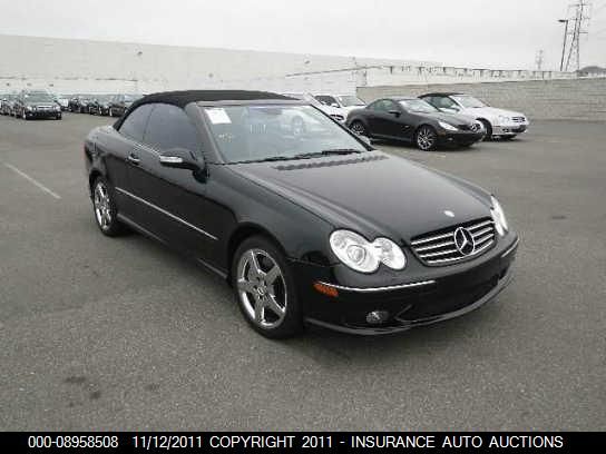 2005 Mercedes-Benz Clk500 VIN: WDBTK75G45T047154 Lot: 8958508