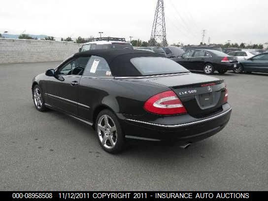 2005 Mercedes-Benz Clk500 VIN: WDBTK75G45T047154 Lot: 8958508