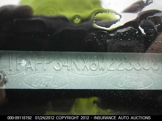 2006 Ford Focus Zx4 VIN: 1FAFP34NX6W225308 Lot: 9118192