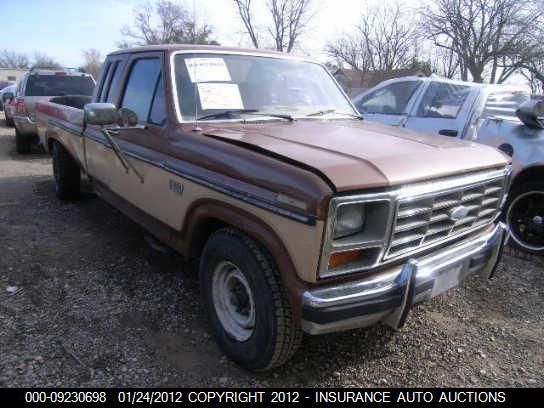 1985 Ford Lgt Convtnl 'F' F250 VIN: 1FTHX251XFKA64653 Lot: 9230698