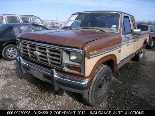 1985 Ford Lgt Convtnl 'F' F250 VIN: 1FTHX251XFKA64653 Lot: 9230698