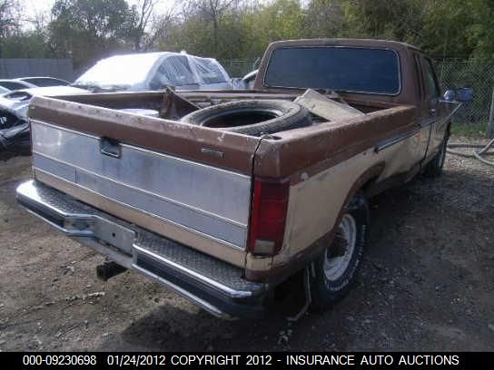 1985 Ford Lgt Convtnl 'F' F250 VIN: 1FTHX251XFKA64653 Lot: 9230698