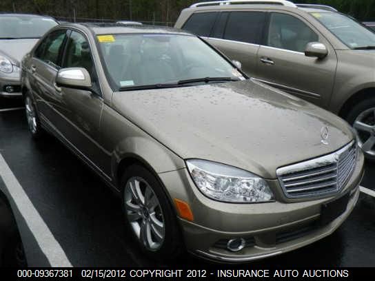 2009 Mercedes-Benz C300 300 VIN: WDDGF54X69F238761 Lot: 9367381