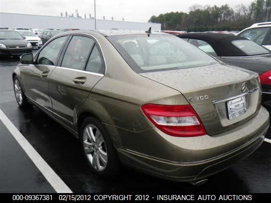 2009 Mercedes-Benz C300 300 VIN: WDDGF54X69F238761 Lot: 9367381