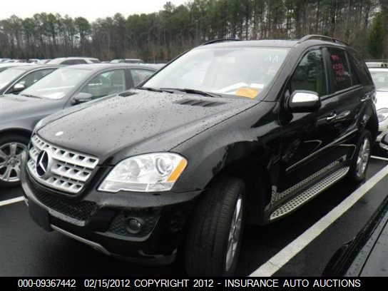 2009 Mercedes-Benz Ml350 VIN: 4JGBB86E99A455565 Lot: 9367442