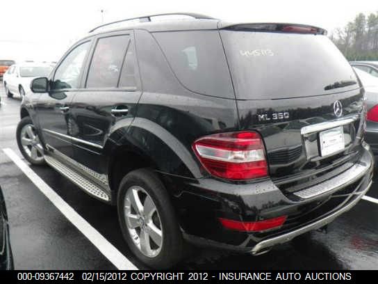 2009 Mercedes-Benz Ml350 VIN: 4JGBB86E99A455565 Lot: 9367442