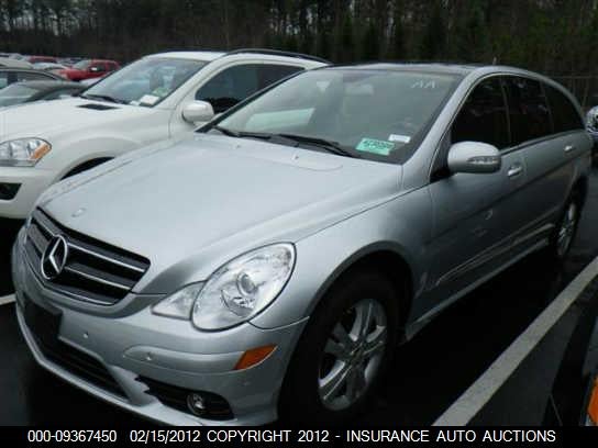 2009 Mercedes-Benz R350 R Class silver null gasoline 4JGCB65E69A089204 photo #3