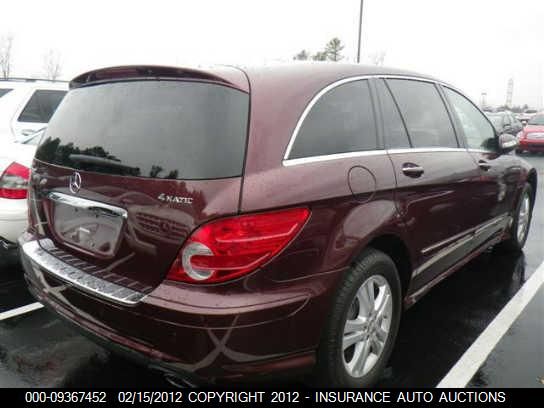 4JGCB65E89A090659 2009 Mercedes-Benz R350 R Class