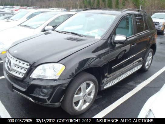 2009 Mercedes-Benz Ml350 350 VIN: 4JGBB86E99A470986 Lot: 9372985