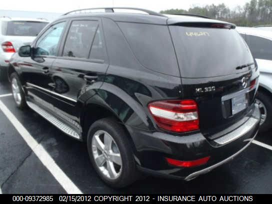 2009 Mercedes-Benz Ml350 350 VIN: 4JGBB86E99A470986 Lot: 9372985