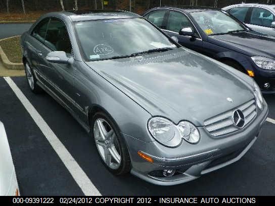 2009 Mercedes-Benz Clk350 350 VIN: WDBTJ56H19F264616 Lot: 9391222