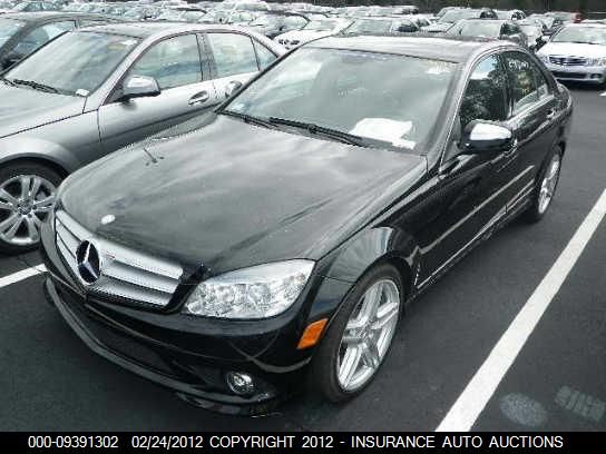 2009 Mercedes-Benz C300 300 VIN: WDDGF54X29F197576 Lot: 9391302