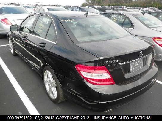 2009 Mercedes-Benz C300 300 VIN: WDDGF54X29F197576 Lot: 9391302