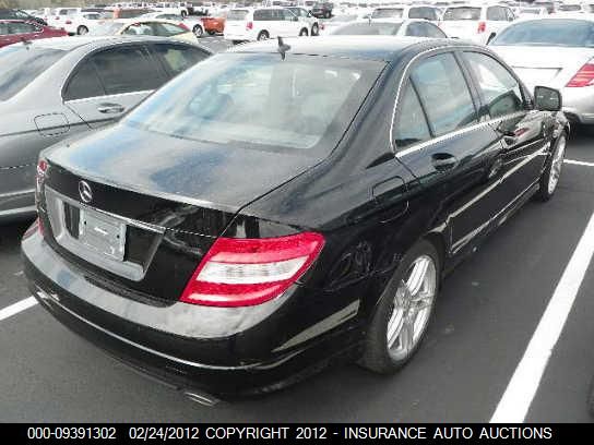 2009 Mercedes-Benz C300 300 VIN: WDDGF54X29F197576 Lot: 9391302