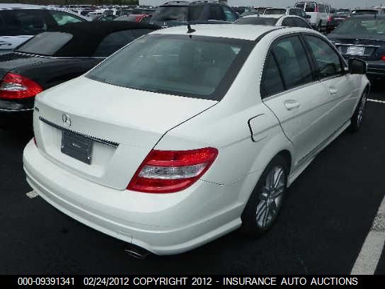 2009 Mercedes-Benz C300 300 VIN: WDDGF54X69R061899 Lot: 9391341