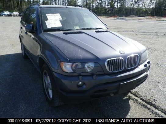 2003 BMW X5 4.4I VIN: 5UXFB33513LH47740 Lot: 9484891