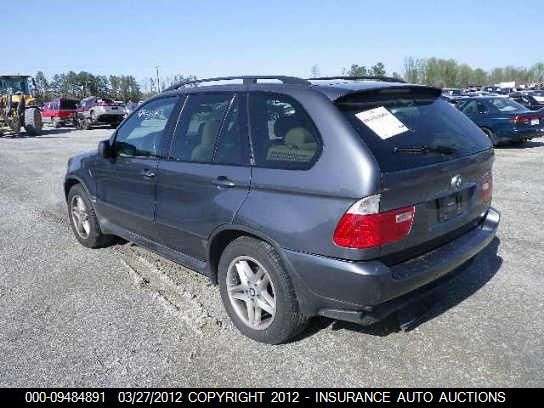 2003 BMW X5 4.4I VIN: 5UXFB33513LH47740 Lot: 9484891